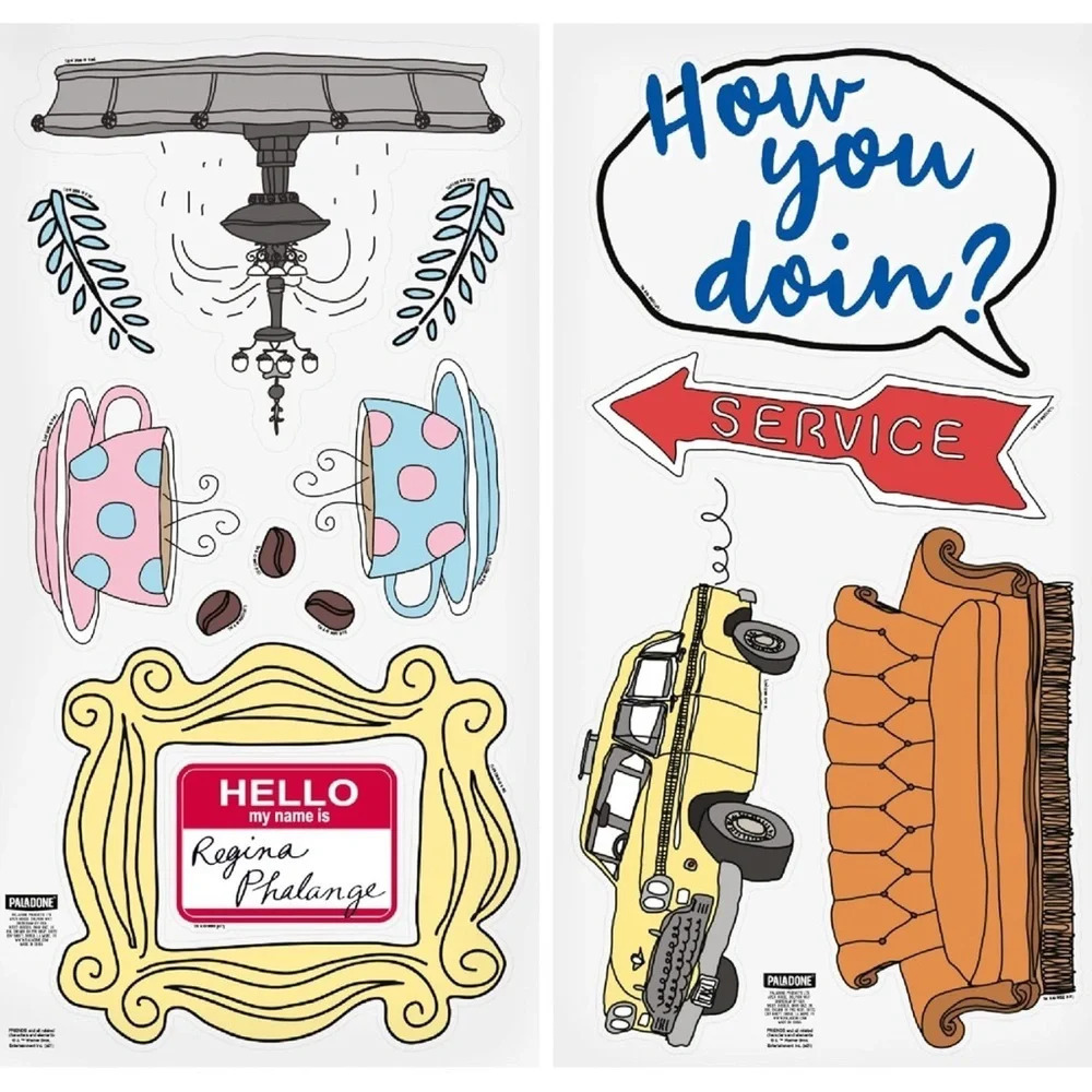 NIB Friends Wall Stickers - Picture 6 of 7